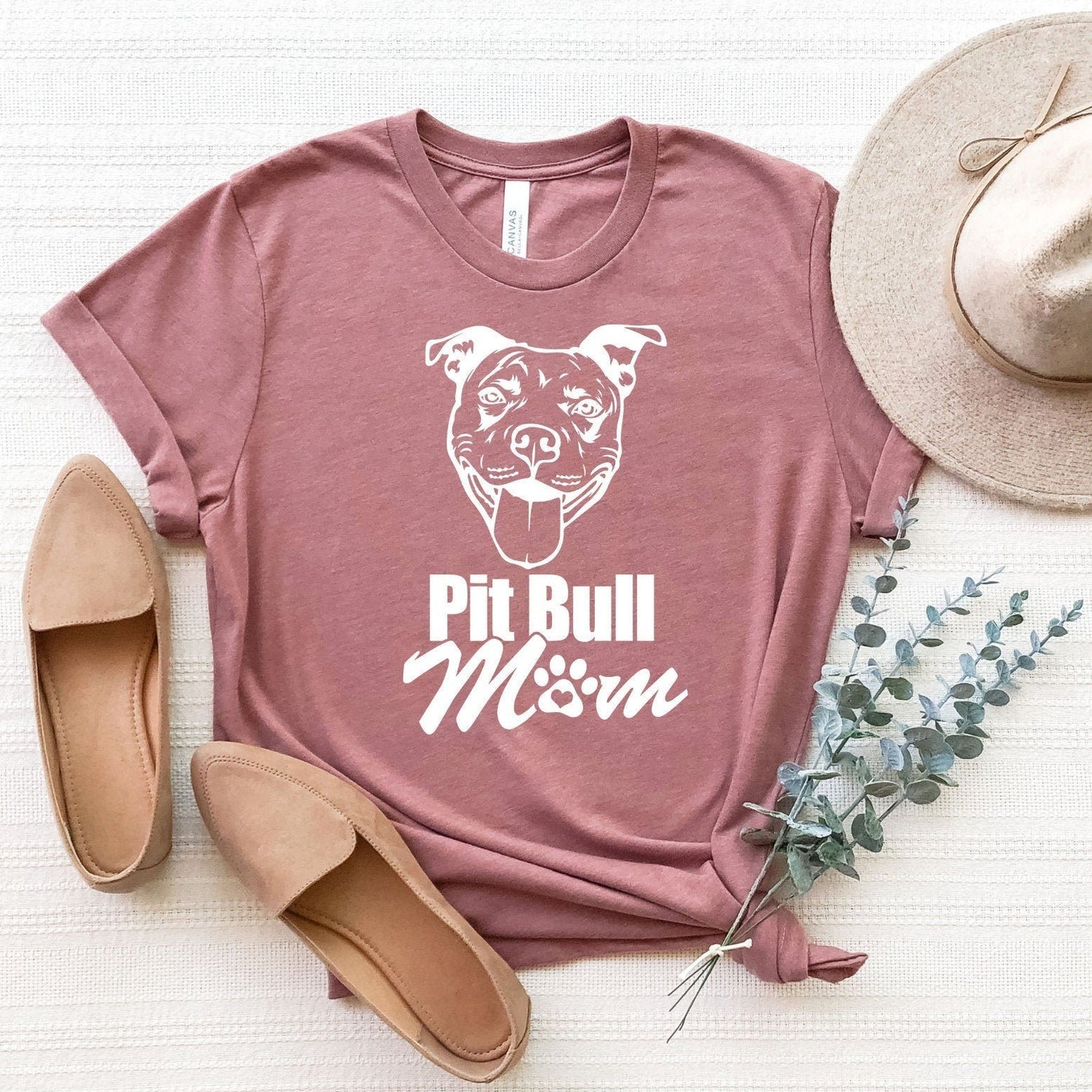 Pit Bull Mom Shirt, Pitbull T-Shirt, Pit Bull Mother Tee, Pitbull Lover Shirt, Pitbull Mom Gift