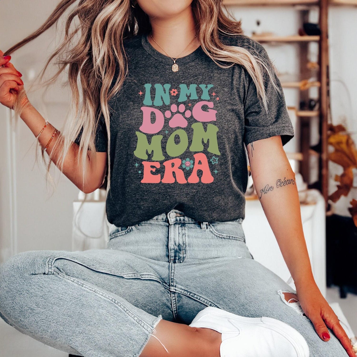 In My Dog Mom Era Shirt, Dog Mom Shirt, Dog Mom Tees, Dog Mom Gift, Dog Mama Shirt, Fur Mom TShirt, Dog Owner Gift, Dog Mama Gift