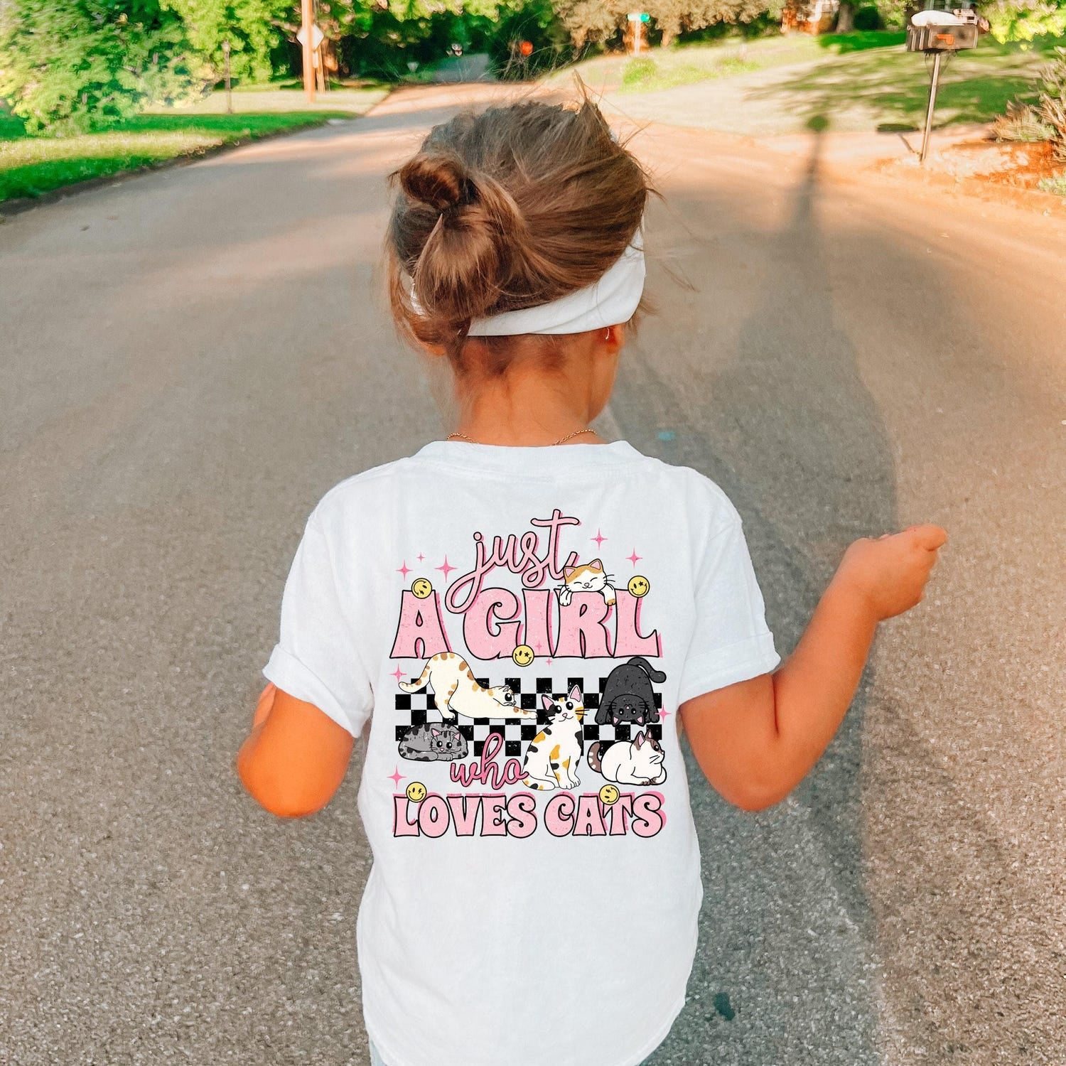 Cat Lover Toddler Shirt: Cat Graphic Kids Tee