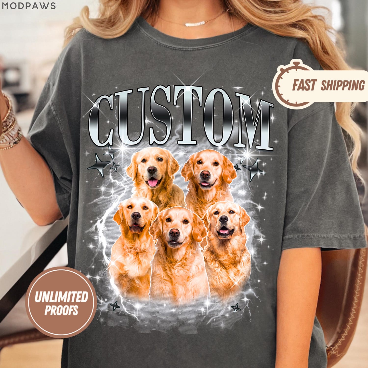 Custom Comfort Colors Vintage Bootleg Pet Shirt Cat Photo + Name Custom Dog Portrait Personalized Shirt Custom T Shirts Pet Shirt 90's Tee