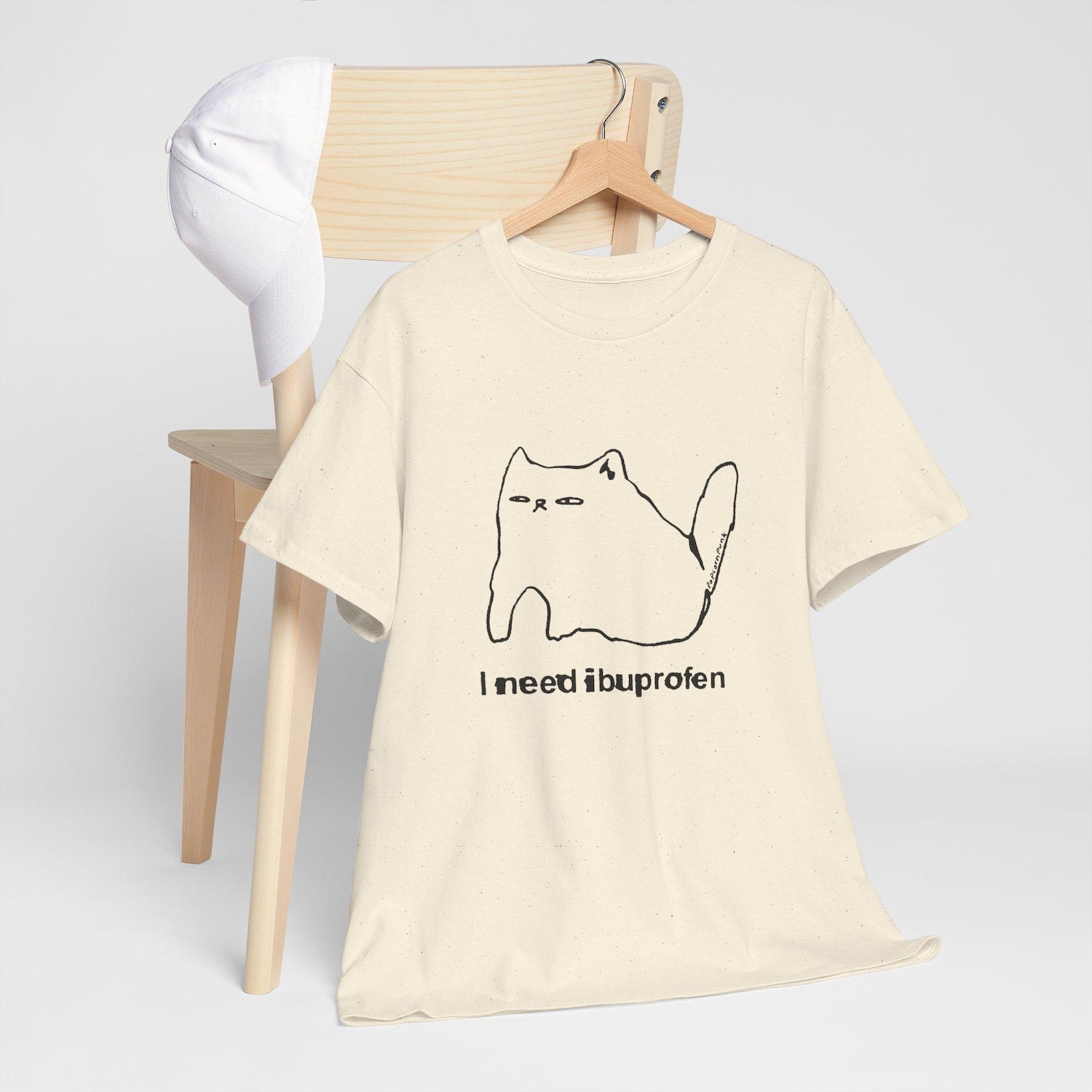 I Need Ibuprofen Funny Cat Unisex T-shirt
