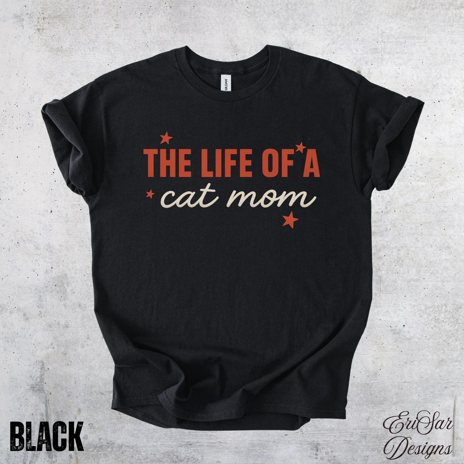 Cat Mom T-Shirt: Funny Graphic Tee - Ethically Sourced Cotton