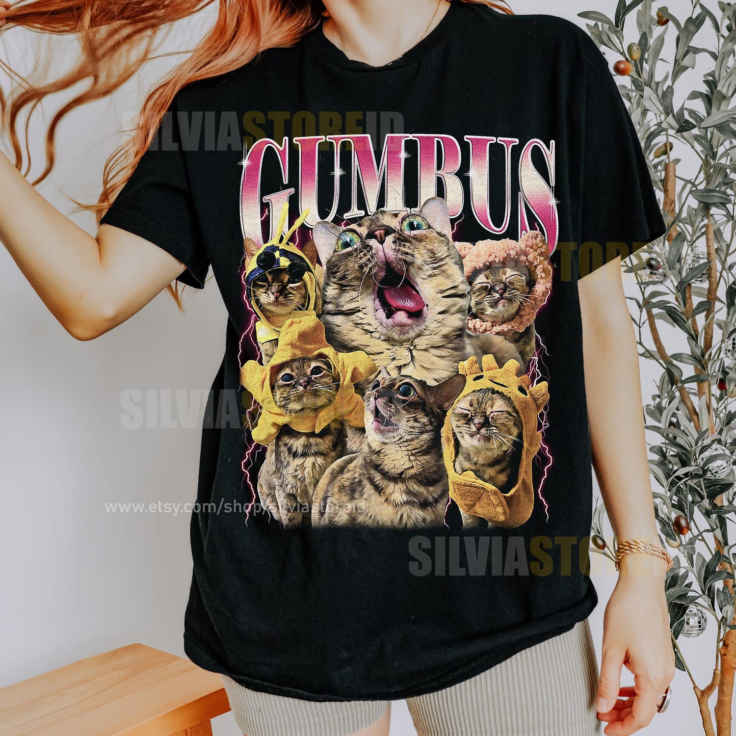 Funny Cat Shirt, GUMBUS Fan, Gift for Cat Lovers, Gumble Bee Shirt. Kitten Lover Shirt, gb monkey