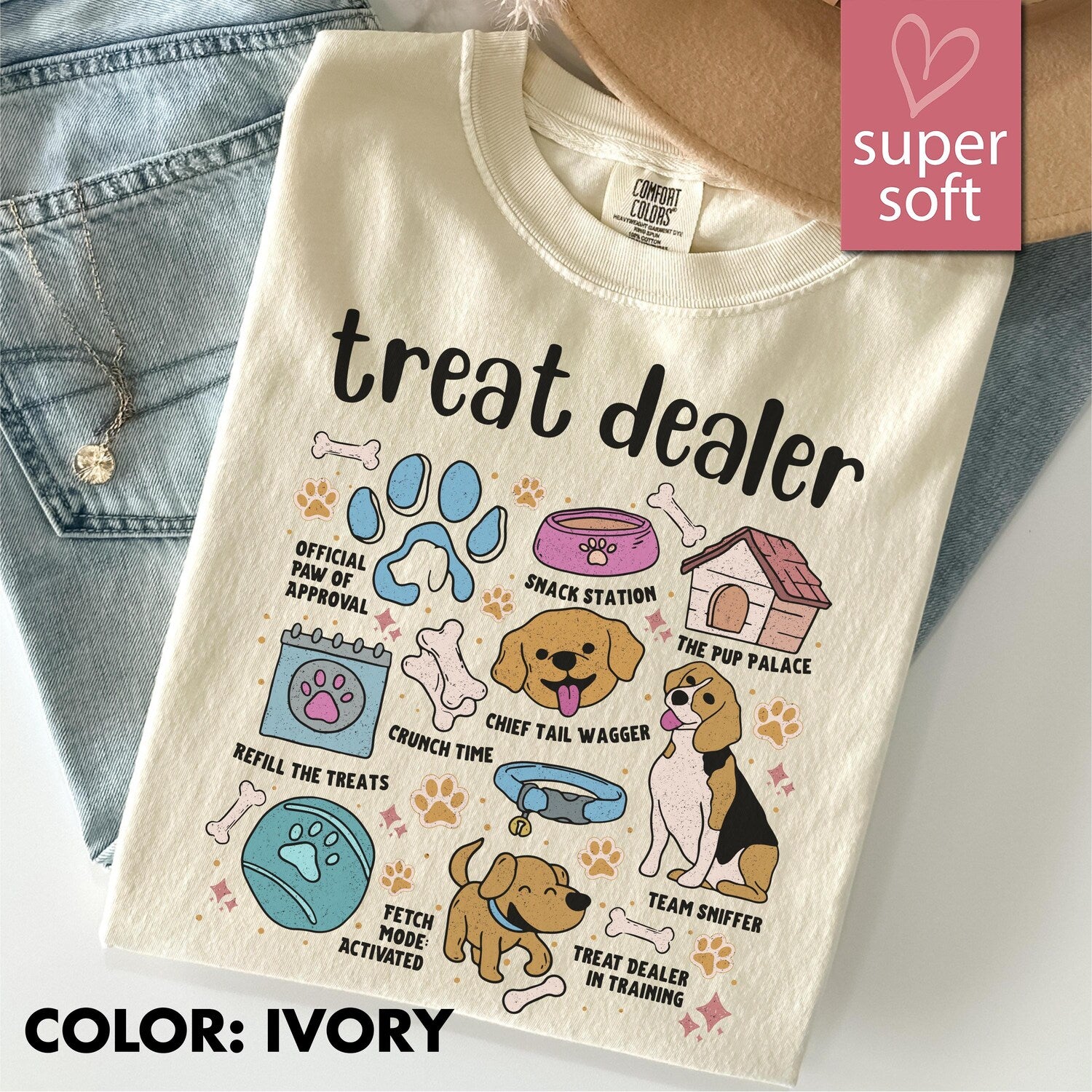 Comfort ColorsÂ® Vintage Dog Shirt Mom Shirt, Gift For Dog Mom, Retro Dog Gift For Mothers Day, Dog Mama Shirts, Dog Lover Tees, Fur Mama