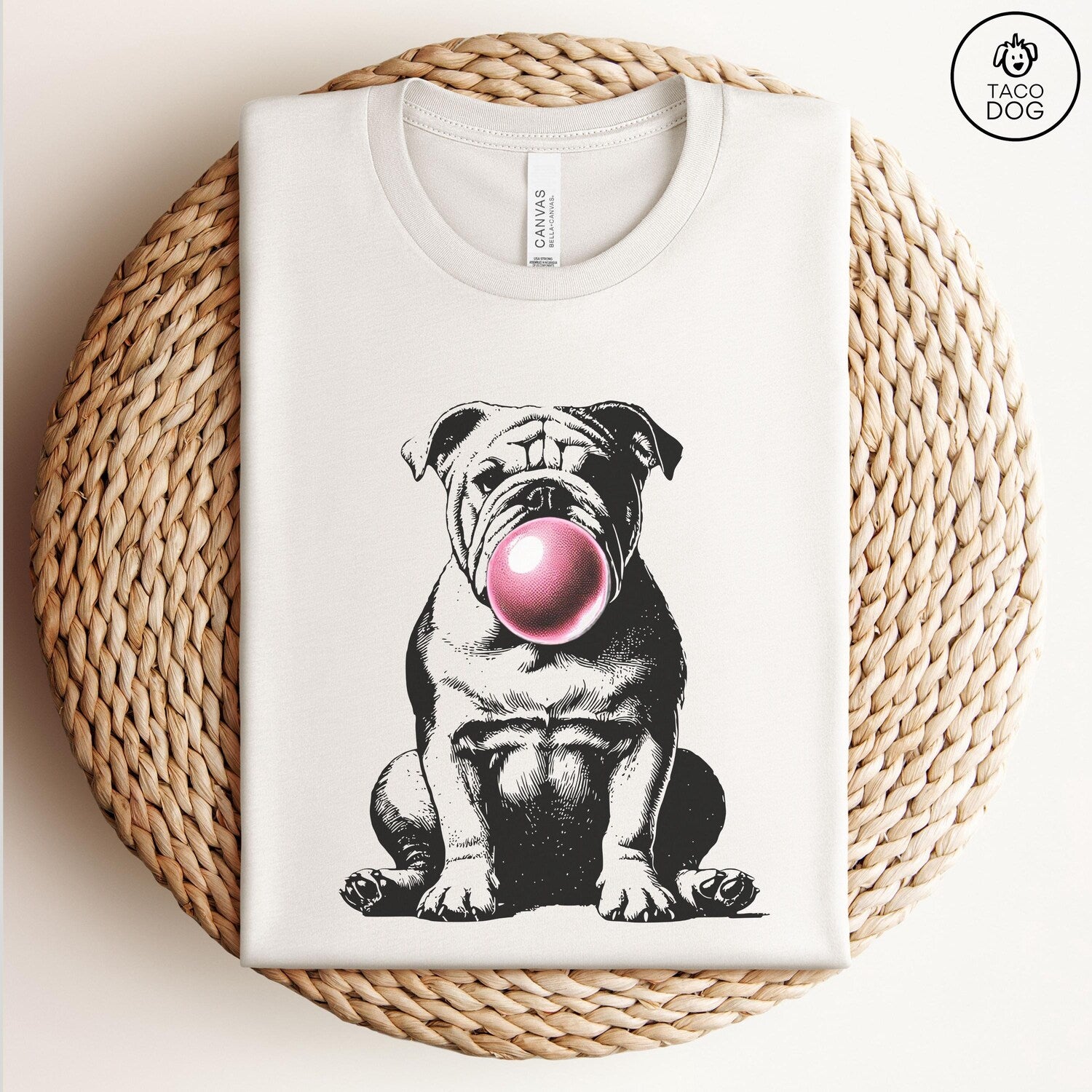 English Bulldog T-Shirt, Bubble Gum Sweatshirt, Funny TShirt, Funny Dog Shirt, Vintage Dog Shirt, Bubble Gum Dog, Dog Mom, Dog Dad