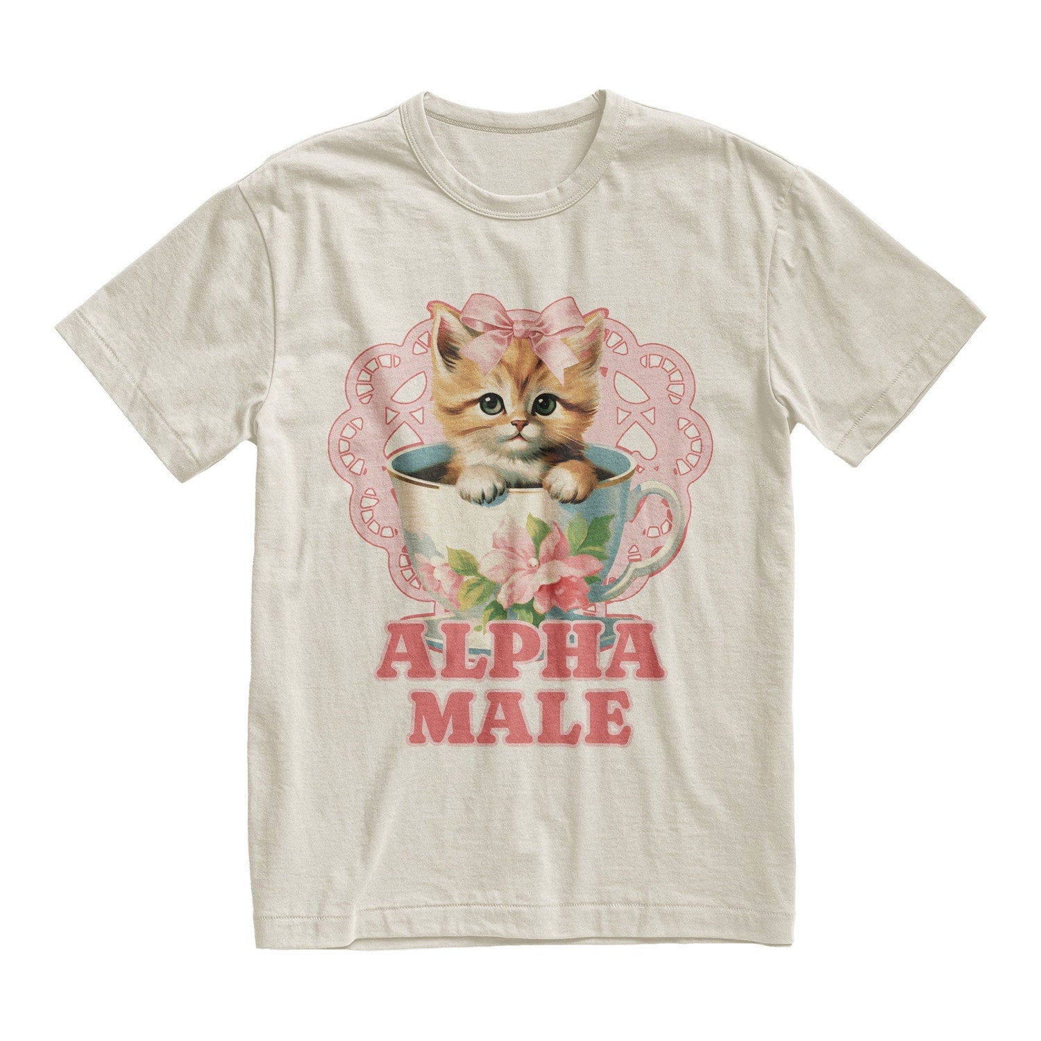 Alpha Male Funny Kitten Tshirt, Funny Cat Meme Shirt, Boyfriend Gifts, Father Gift, Cat Lover, Cat Gift