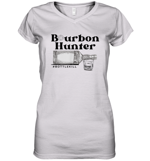 Bourbon Hunter Women039S V Neck T Shirt