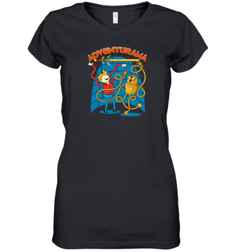 Adventurama Women039S V Neck T Shirt