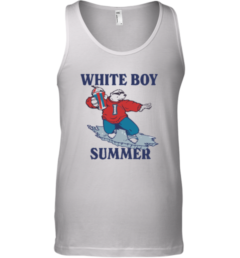 Bear White Boy Summer Tank Top