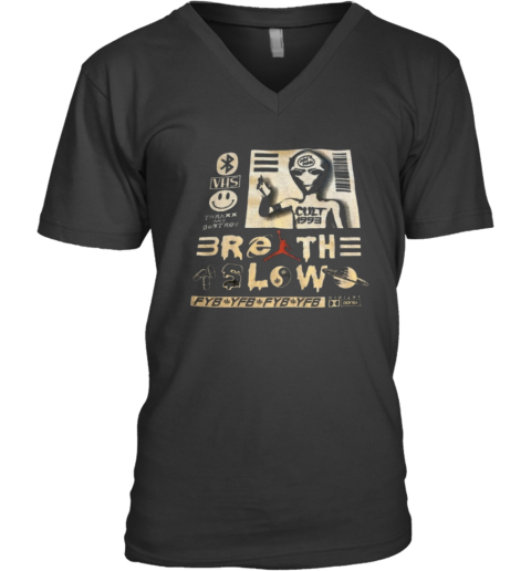 Breathe Slow Thraxx Cult Needs World V Neck T Shirt