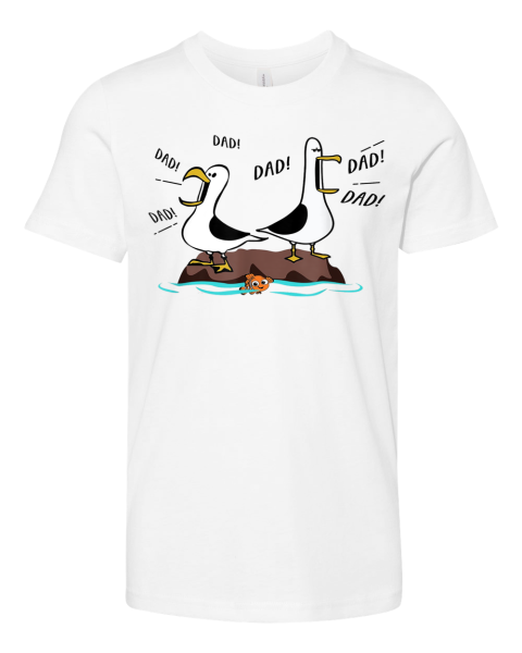 Dad Dad Dad Seagull Father Day Premium Youth T Shirt