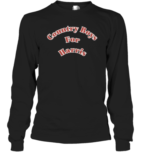 Country Boys For Harris Long Sleeve T Shirt