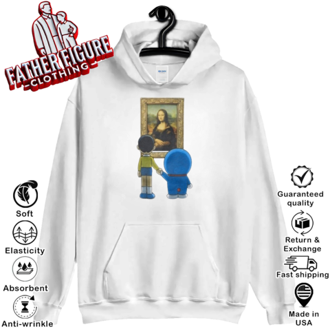 Doraemon Meets The Louvre Hoodie