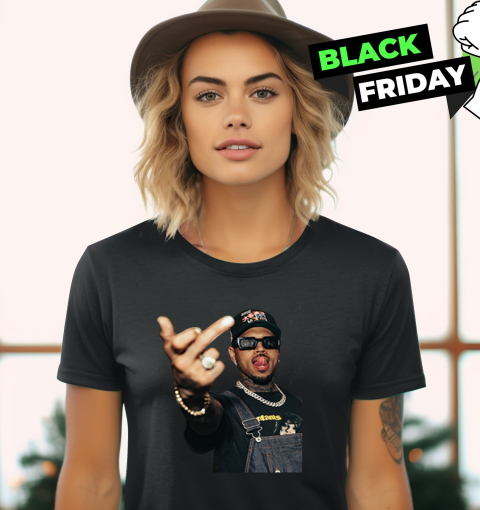 Chris Brown Middle Finger Women039S T Shirt
