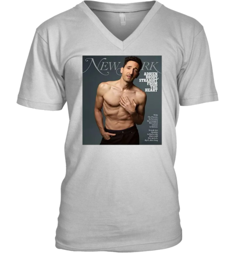 Adrien Brody Found The Part The Brutalist Is His Best V Neck T Shirt