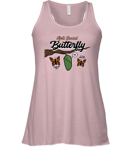 Anti Social Butterfly Racerback Tank