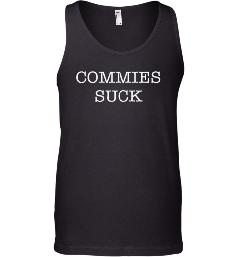 Bruce Ballou Wearing Commies Suck Tank Top