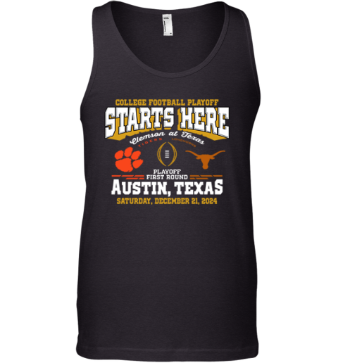 Clemson Tigers Vs Texas Longhorns College Football Playoff 2024 Tank Top