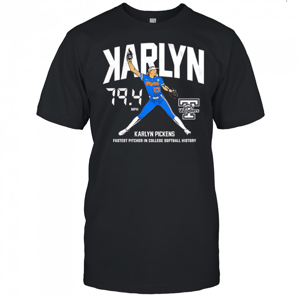 Karlyn Pickens fastest pitcher in College softball history shirt