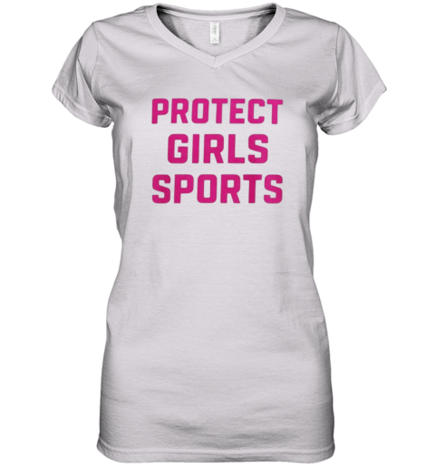Cif Save Girls Sports Protect Girls Sports Women039S V Neck T Shirt
