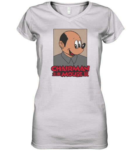 Chairman Mouse Women039S V Neck T Shirt