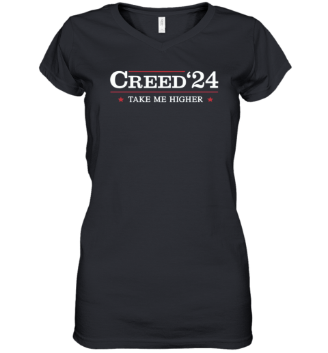 Creed 2024 Take Me Higher Women039S V Neck T Shirt