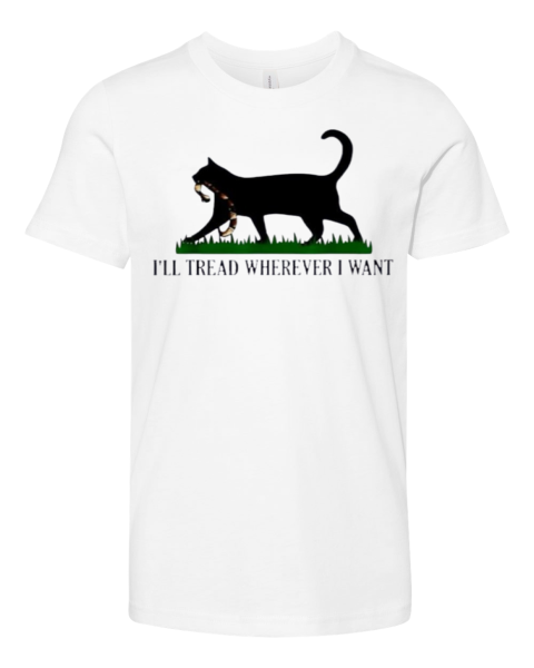 Black Cat I039Ll Tread Wherever I Want Premium Youth T Shirt
