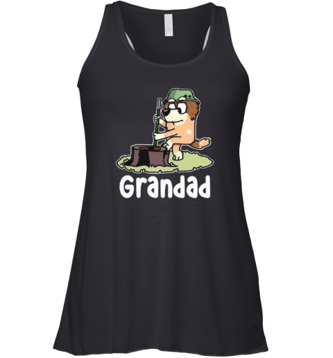 Bluey Soldier Grandad 2024 Racerback Tank