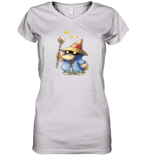 Black Mage Psyduck Women039S V Neck T Shirt