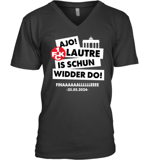 Ajo Lautre Is Schun Widder Do Berlin V Neck T Shirt
