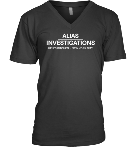 Alias Investigations Hell039S Kitchen New York City V Neck T Shirt