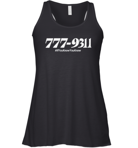 777 931 If You Know You Know Racerback Tank