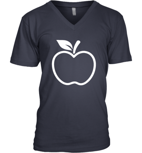 Apple V Neck T Shirt