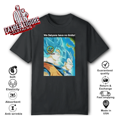 Dragon Ball We Saiyans Have No Limits T Shirt