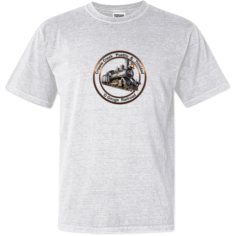 Cripple Creek Pueblo Amp Trinidad O Gauge Railroad Dyed Heavyweight T Shirt