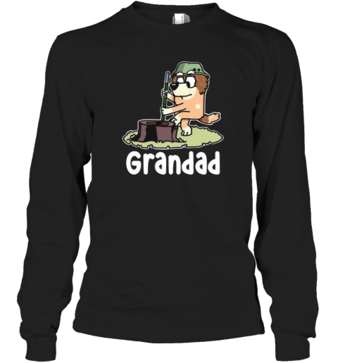 Bluey Soldier Grandad Long Sleeve T Shirt