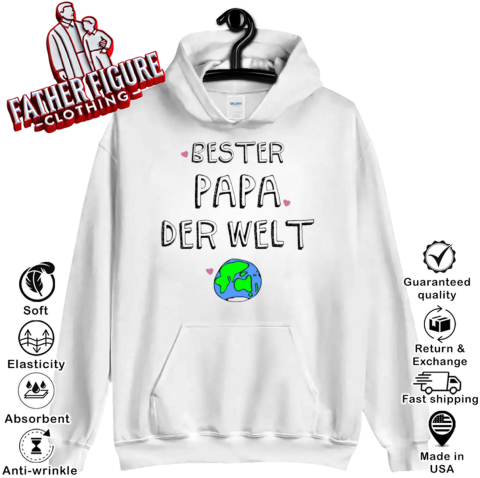 Bester Papa Der Welt Hoodie