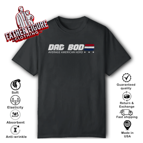 Dad Bob Average American Hero Vintage T Shirt