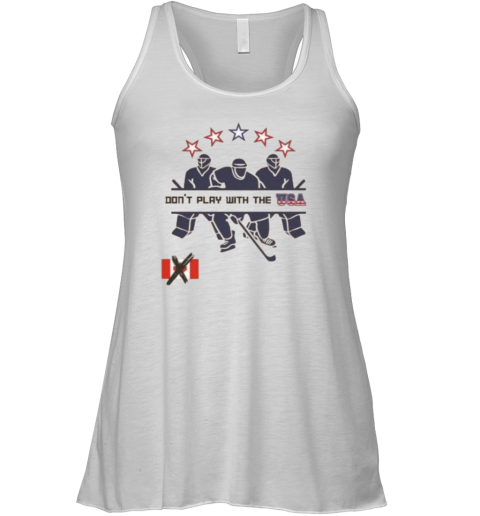 Dont Mess With The Usa Usa Hockey Racerback Tank