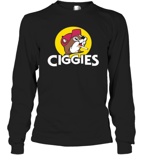 Ciggies Cigarettes Long Sleeve T Shirt