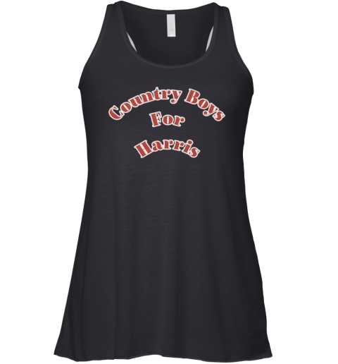 Country Boys For Harris Racerback Tank