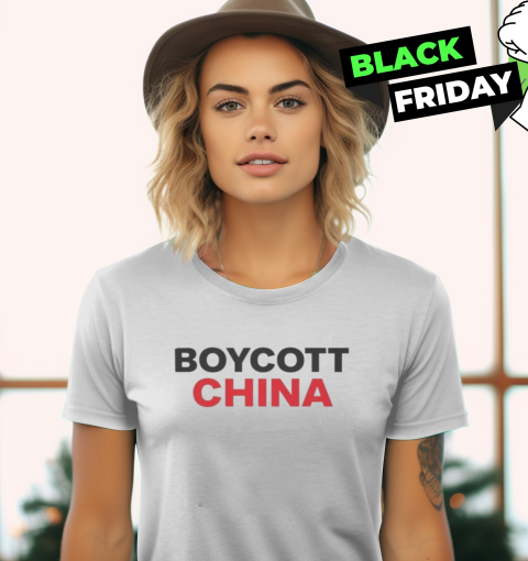 Boycott China Women039S T Shirt