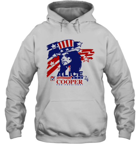 Alice Cooper For President 2024 Hoodie
