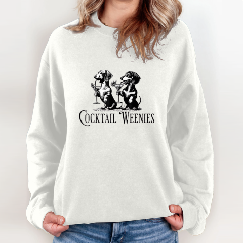 Cocktail Weenies Dachshund Sweatshirt