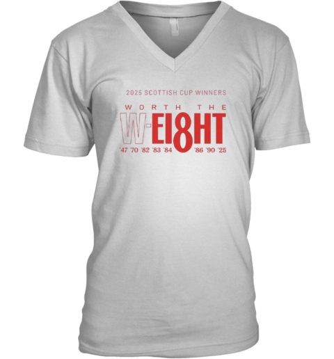 Aberdeen Fc Scottish Cup Winners 2025 V Neck T Shirt