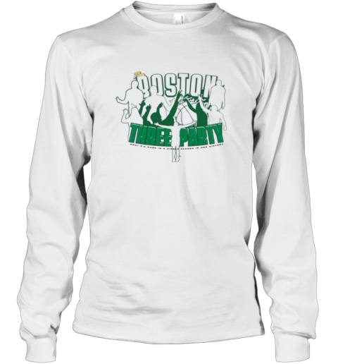 Boston Celtics The Boston Three Party Long Sleeve T Shirt