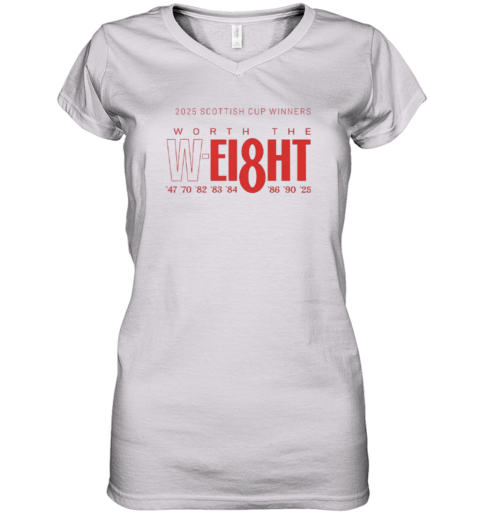 Aberdeen Fc Scottish Cup Winners 2025 Women039S V Neck T Shirt