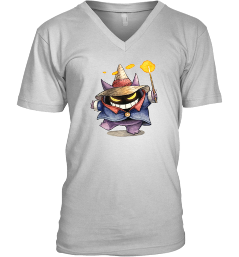 Black Mage Gengar V Neck T Shirt