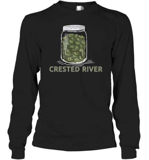 Crested River Cannabis Long Sleeve T Shirt