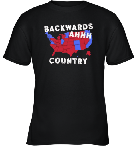 Backwards Ahhh Country Youth T Shirt